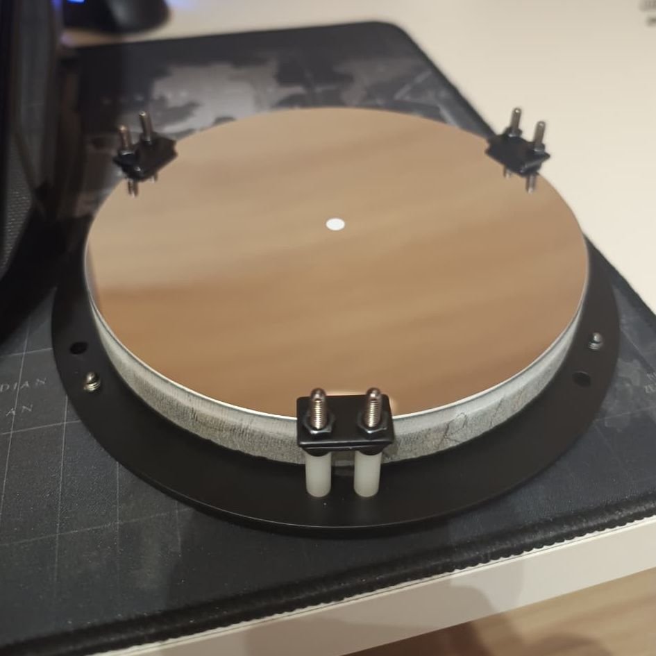 Espelho primário e secundário do meu telescópio